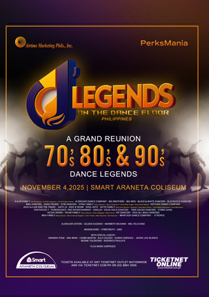 D' LEGENDS ON THE DANCE FLOOR PHILIPPINES - 70's 80's & 90's DANCE LEGENDS