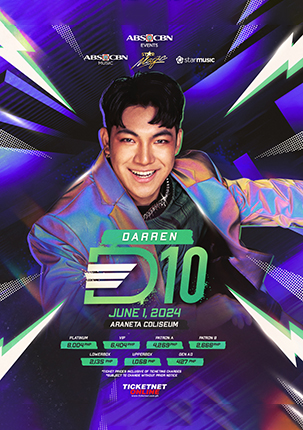 DARREN D10 CONCERT - DARREN ESPANTO