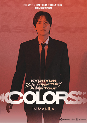 KYUHYUN 10th Anniversary Asia Tour [COLORS] in Manila - KYUHYUN