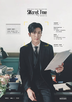 2024 ASIA TOUR FAN MEETING SIKcret Time In Manila - PARK HYUNG SIK