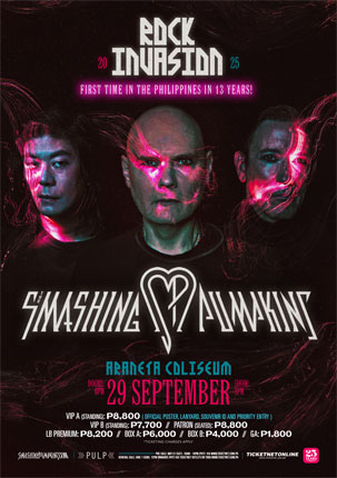 SMASHING PUMPKINS ‘ROCK INVASION 2025’ IN MANILA - SMASHING PUMPKINS