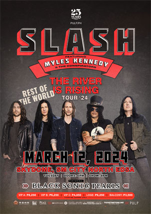 SLASH FEATURING MYLES KENNEDY AND THE CONSPIRATORS - THE RIVER IS RISING - REST OF THE WORLD TOUR '24
